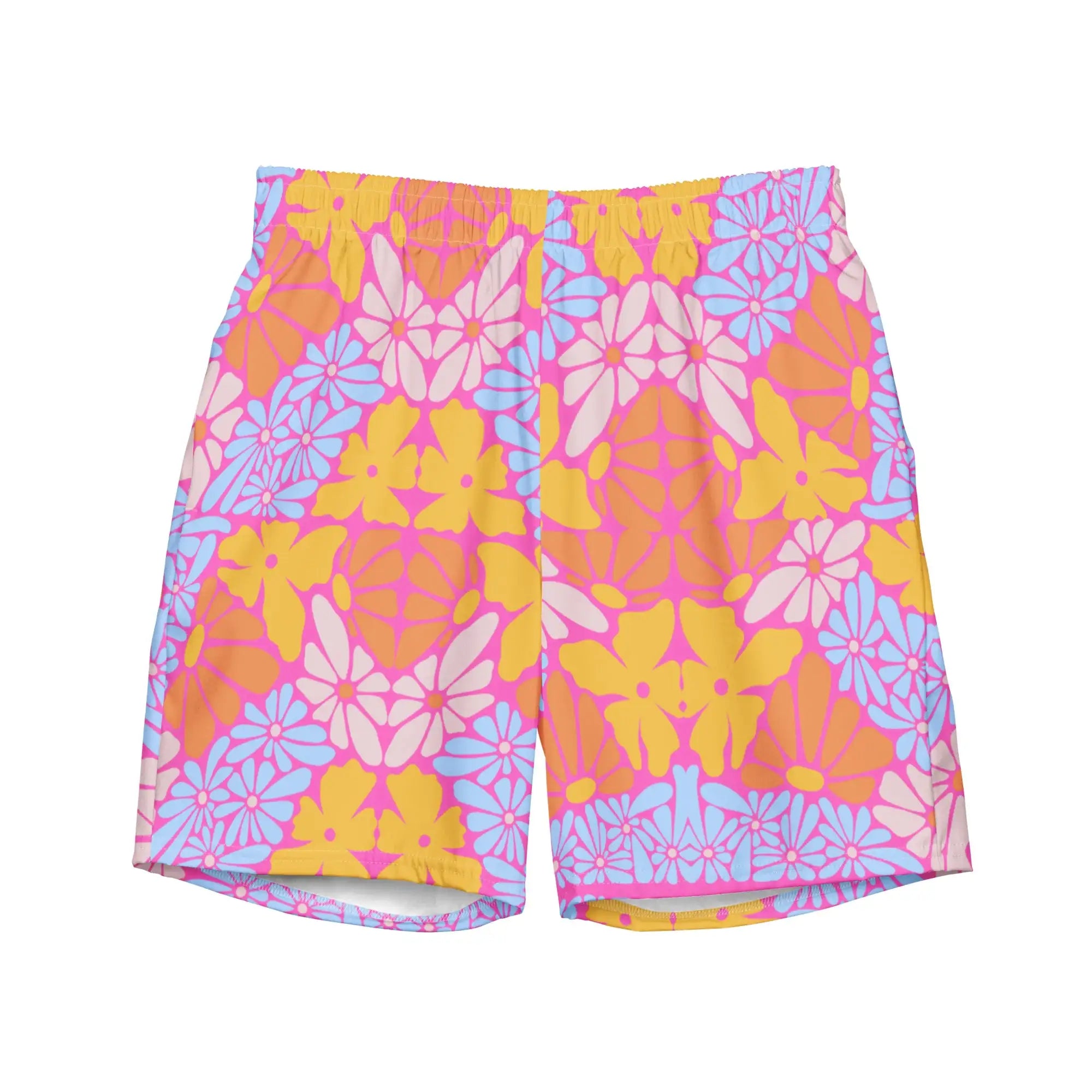 Bright Floral | Eco-Friendly | Swim Shorts | TeeandTurtle | Sustainable