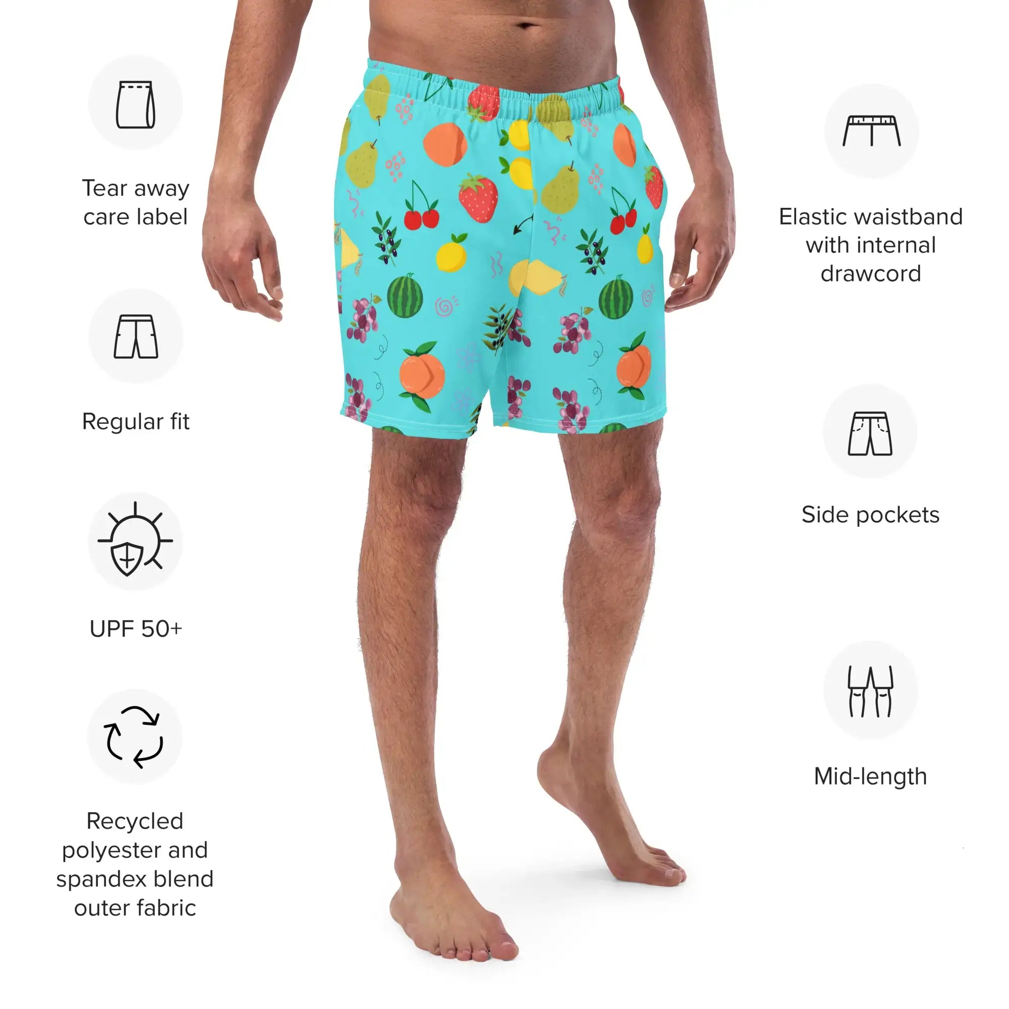 Summer Symphony 2| Eco-Friendly | Swim Shorts | TeeandTurtle | Sustainable
