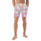 Waves Of Flowers | Eco-Friendly | Swim Shorts | TeeandTurtle | Sustainable