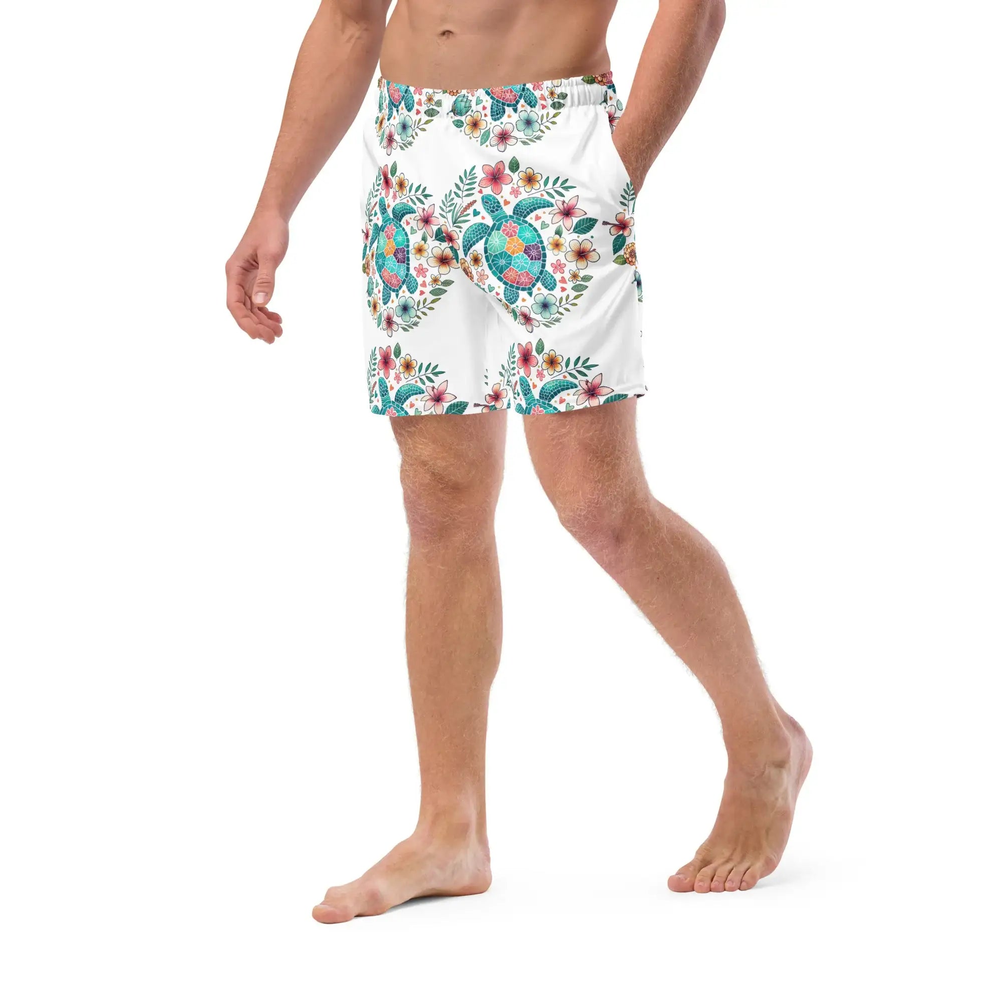 Sea Turtle | Eco-Friendly | Swim Shorts | TeeandTurtle | Sustainable