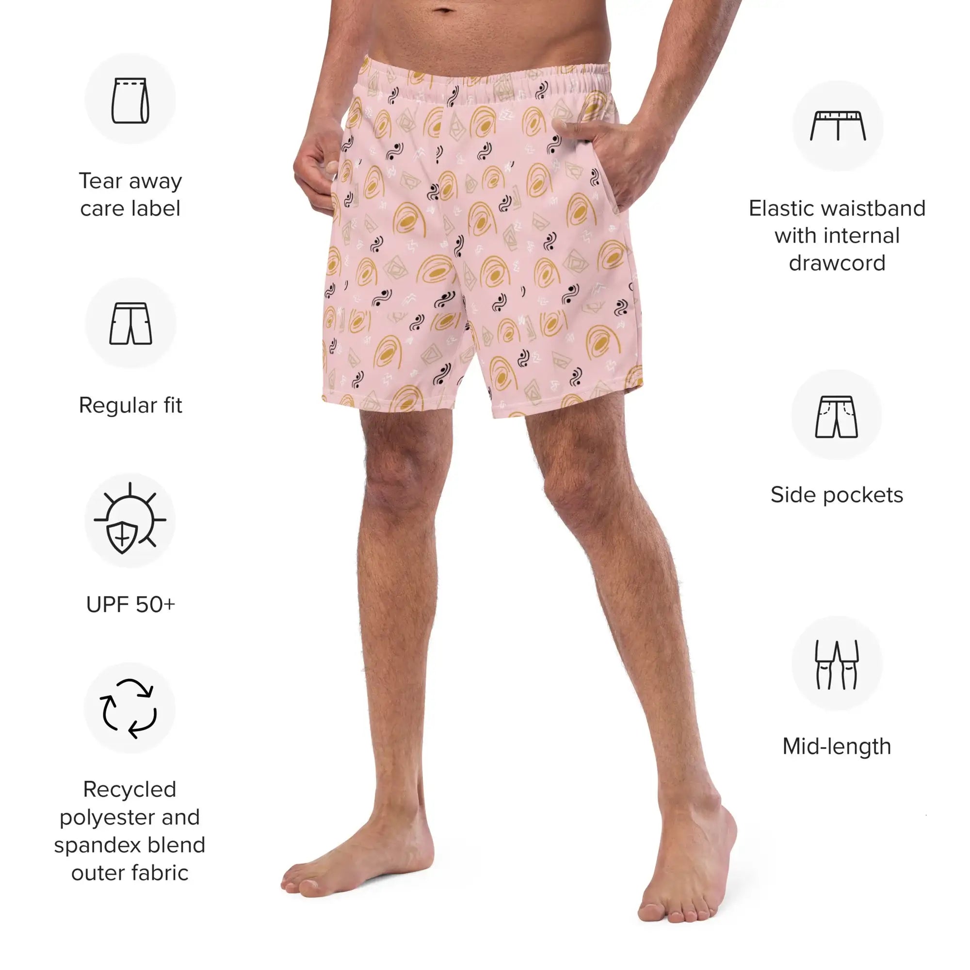 Abstract | Eco-Friendly | Swim Shorts | TeeandTurtle | Sustainable