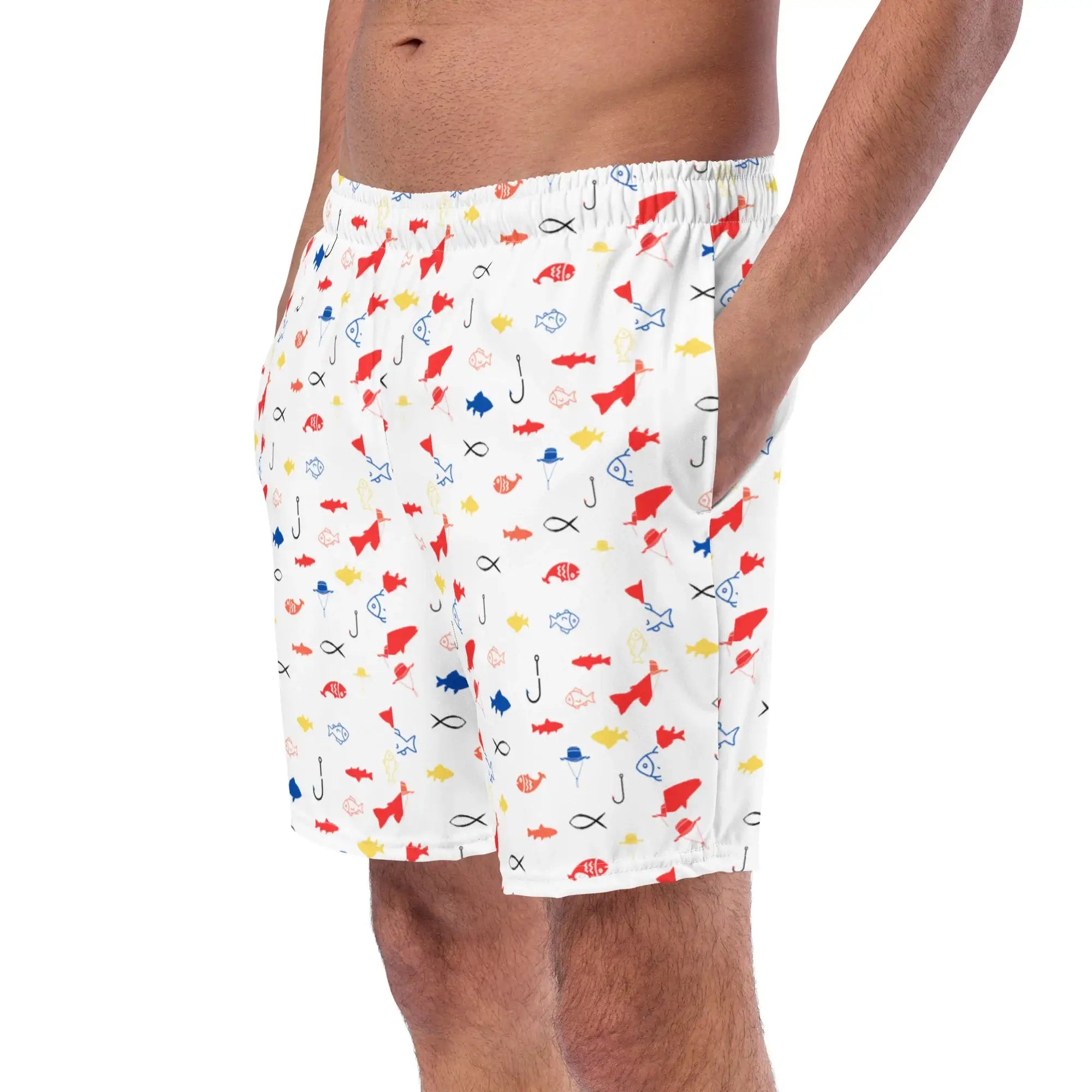 Fish Fiesta | Eco-Friendly | Swim Shorts | TeeandTurtle | Sustainable