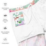 Waves Of Flowers | Eco-Friendly | Swim Shorts | TeeandTurtle | Sustainable