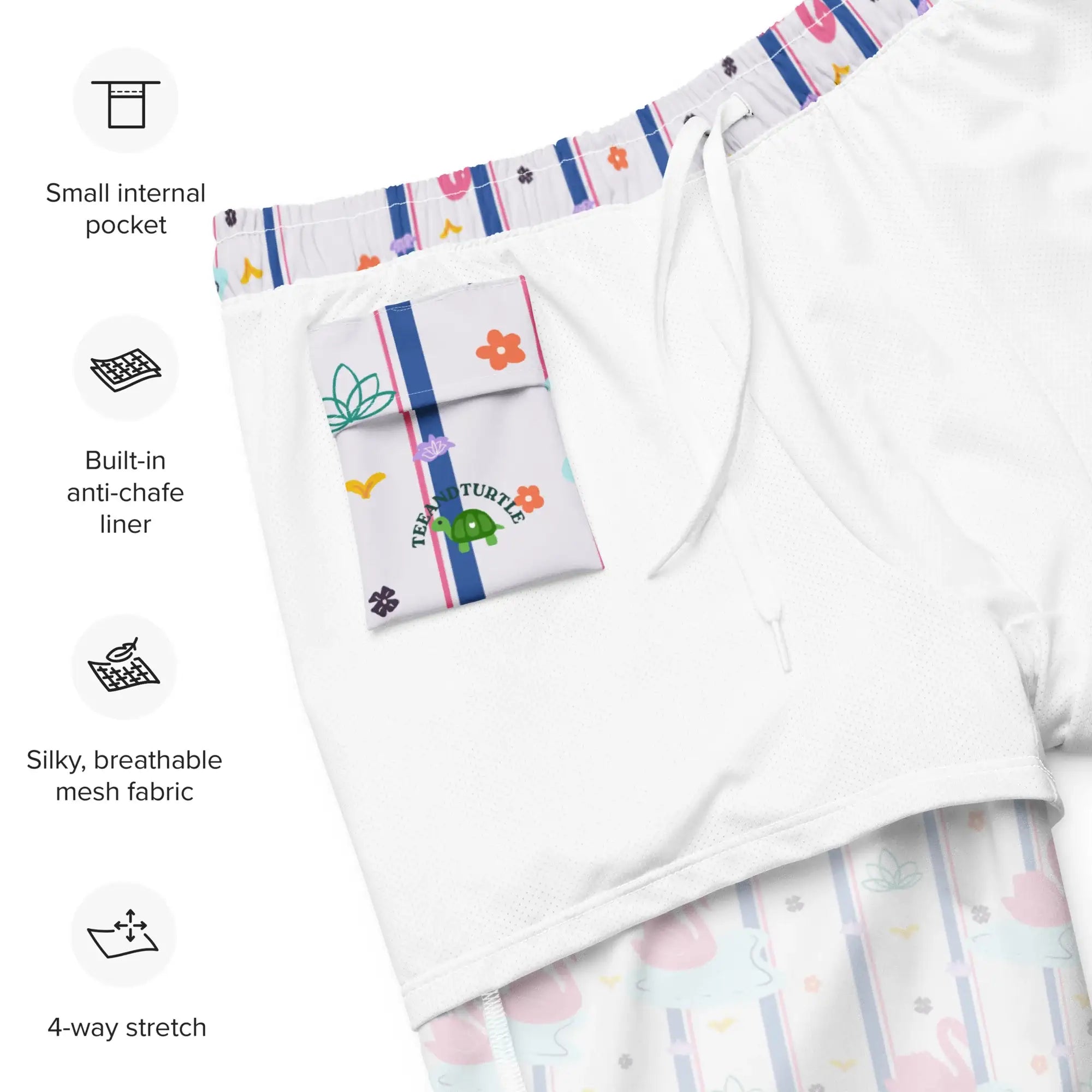 Swarn Souffle | Eco-Friendly | Swim Shorts | TeeandTurtle | Sustainable