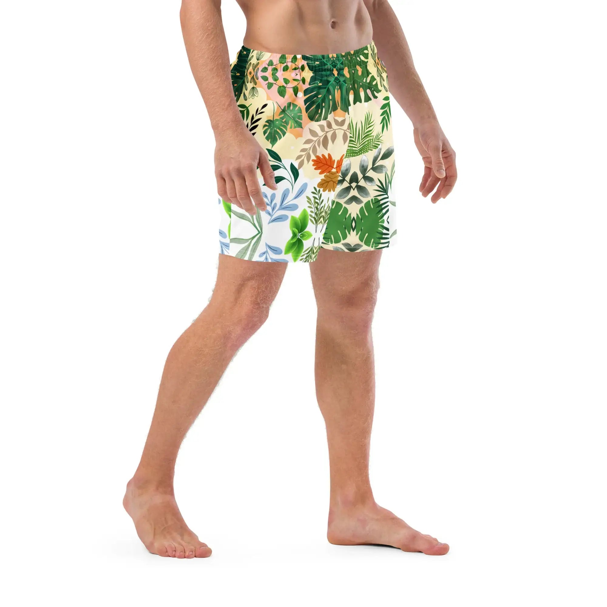 Boho Floral | Eco-Friendly | Swim Shorts | TeeandTurtle | Sustainable