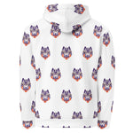 Flare Wolf | Eco-Friendly | Premium Pattern Hoodie | TeeandTurtle | Sustainable