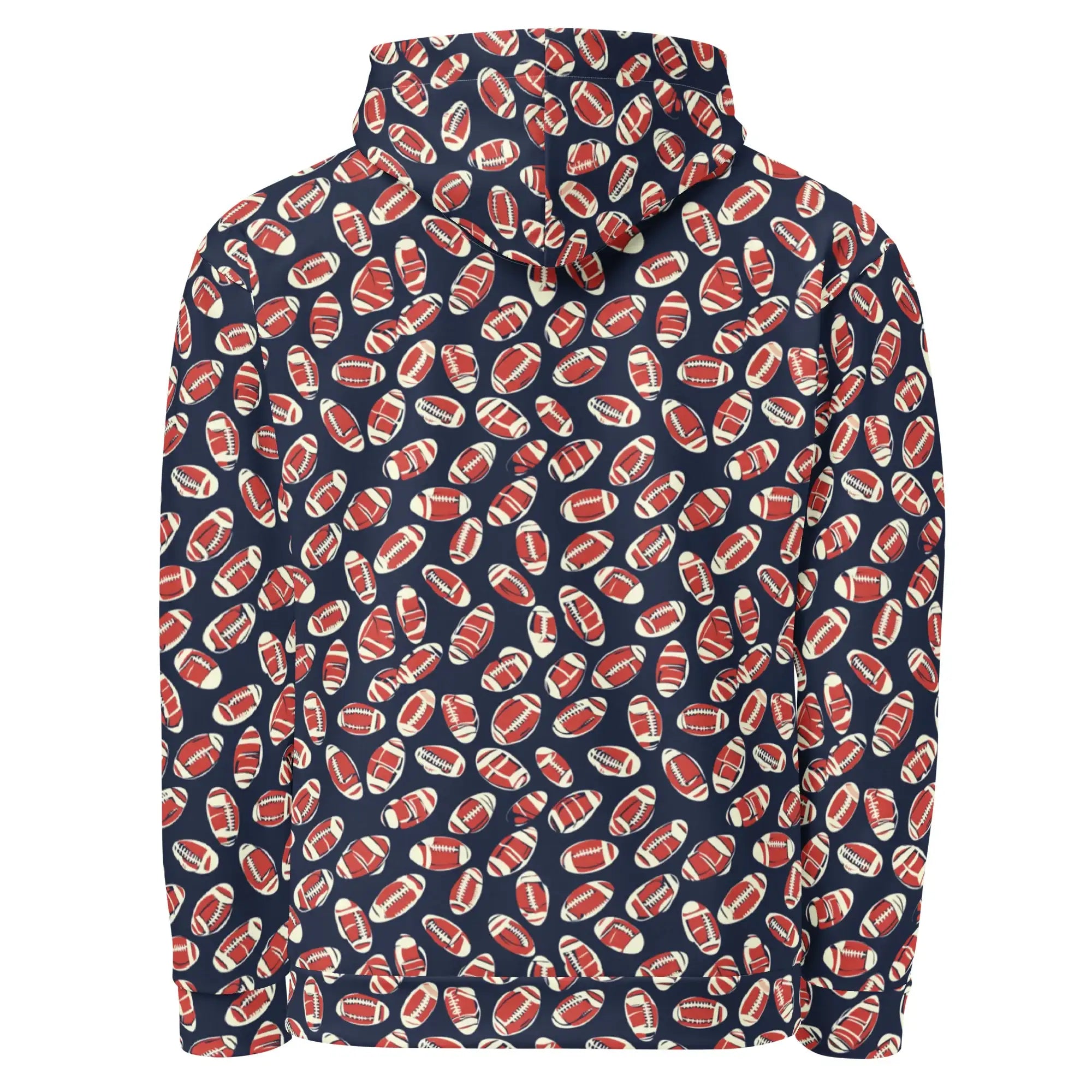 Football | Eco-Friendly | Premium Pattern Hoodie | TeeandTurtle | Sustainable