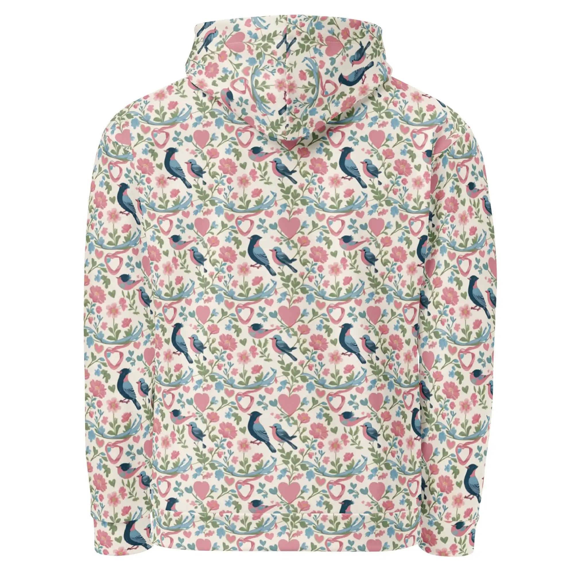 Birds Garden | Eco-Friendly | Premium Pattern Hoodie | TeeandTurtle | Sustainable