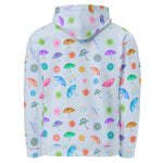 Flying Umbrella | Eco-Friendly | Premium Pattern Hoodie | TeeandTurtle | Sustainable
