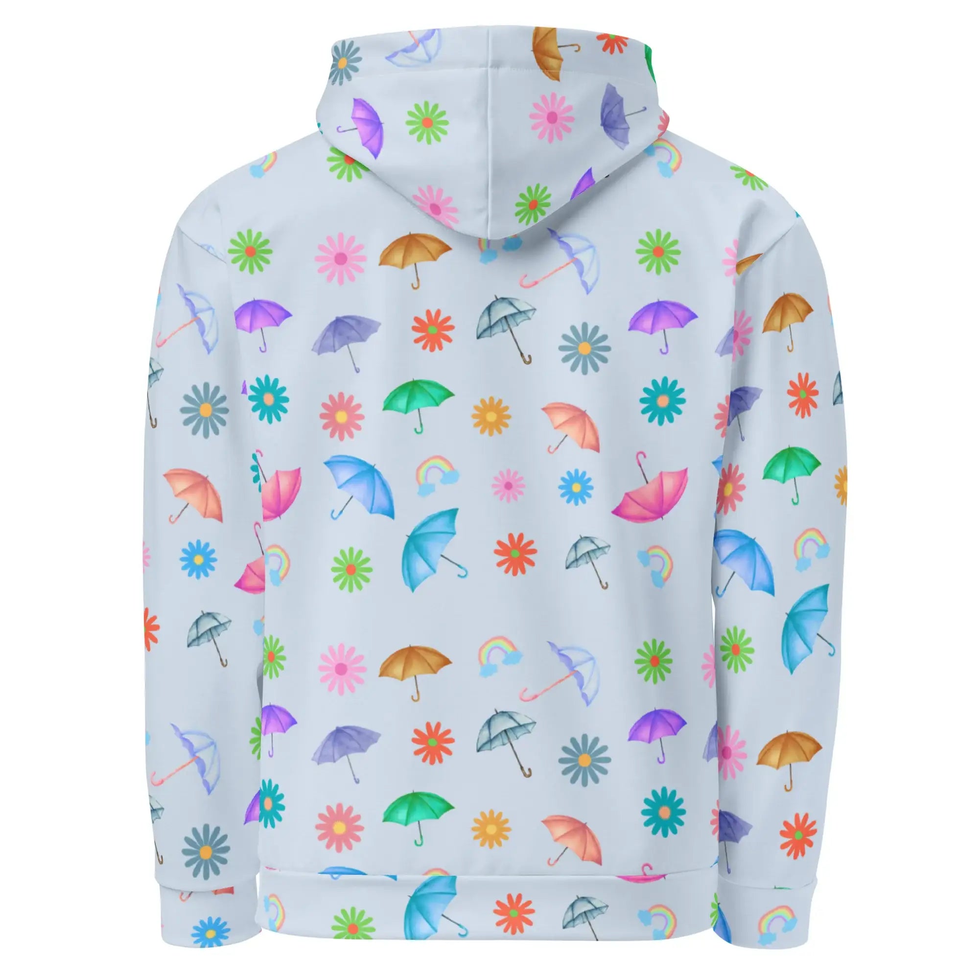 Flying Umbrella | Eco-Friendly | Premium Pattern Hoodie | TeeandTurtle | Sustainable