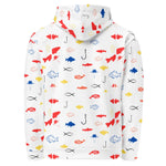 Fish Fiesta | Eco-Friendly | Premium Pattern Hoodie | TeeandTurtle | Sustainable