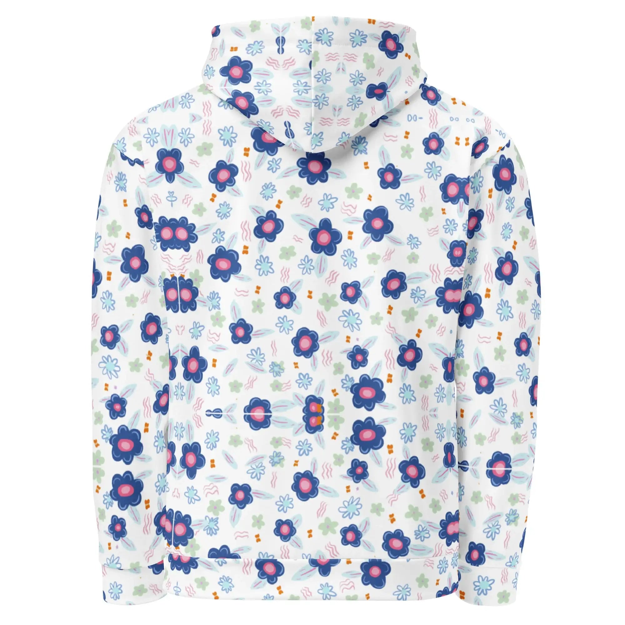 Blue Drops | Eco-Friendly | Premium Pattern Hoodie | TeeandTurtle | Sustainable
