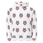 Flare Wolf | Eco-Friendly | Premium Pattern Hoodie | TeeandTurtle | Sustainable