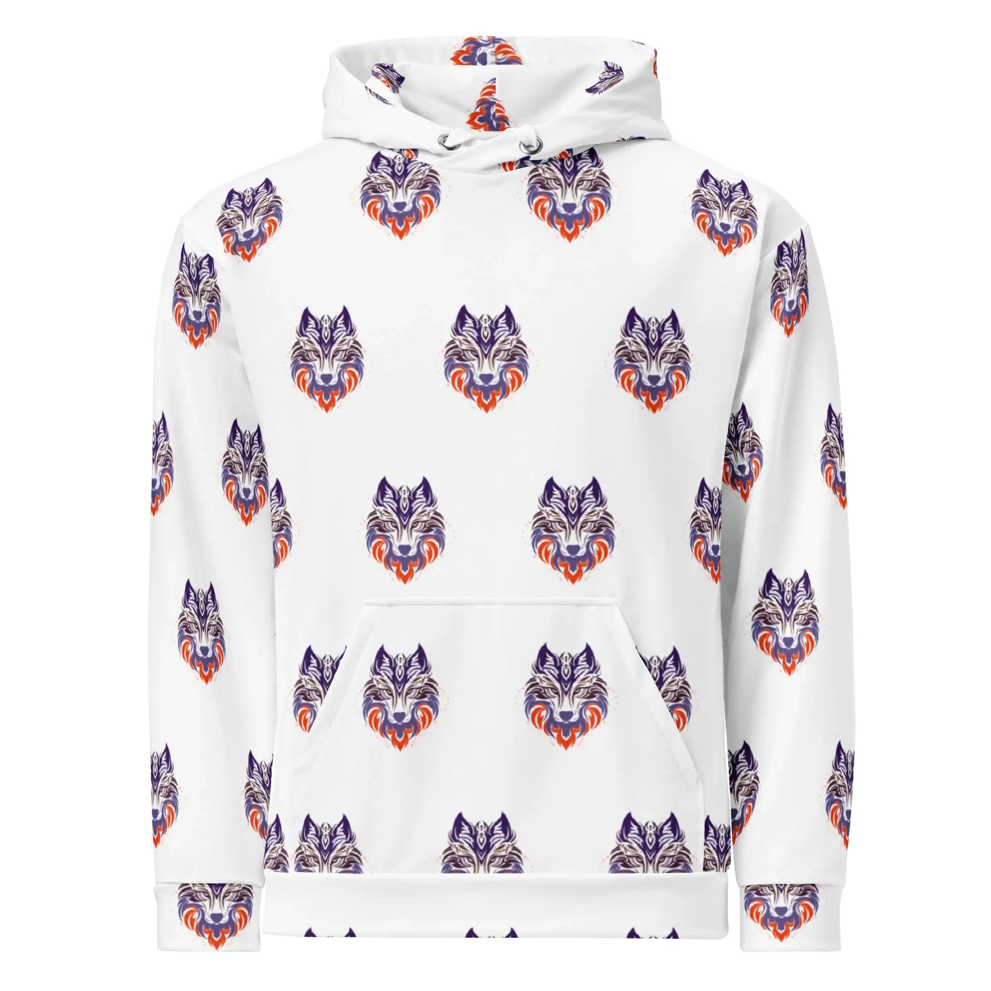 Flare Wolf | Eco-Friendly | Premium Pattern Hoodie | TeeandTurtle | Sustainable