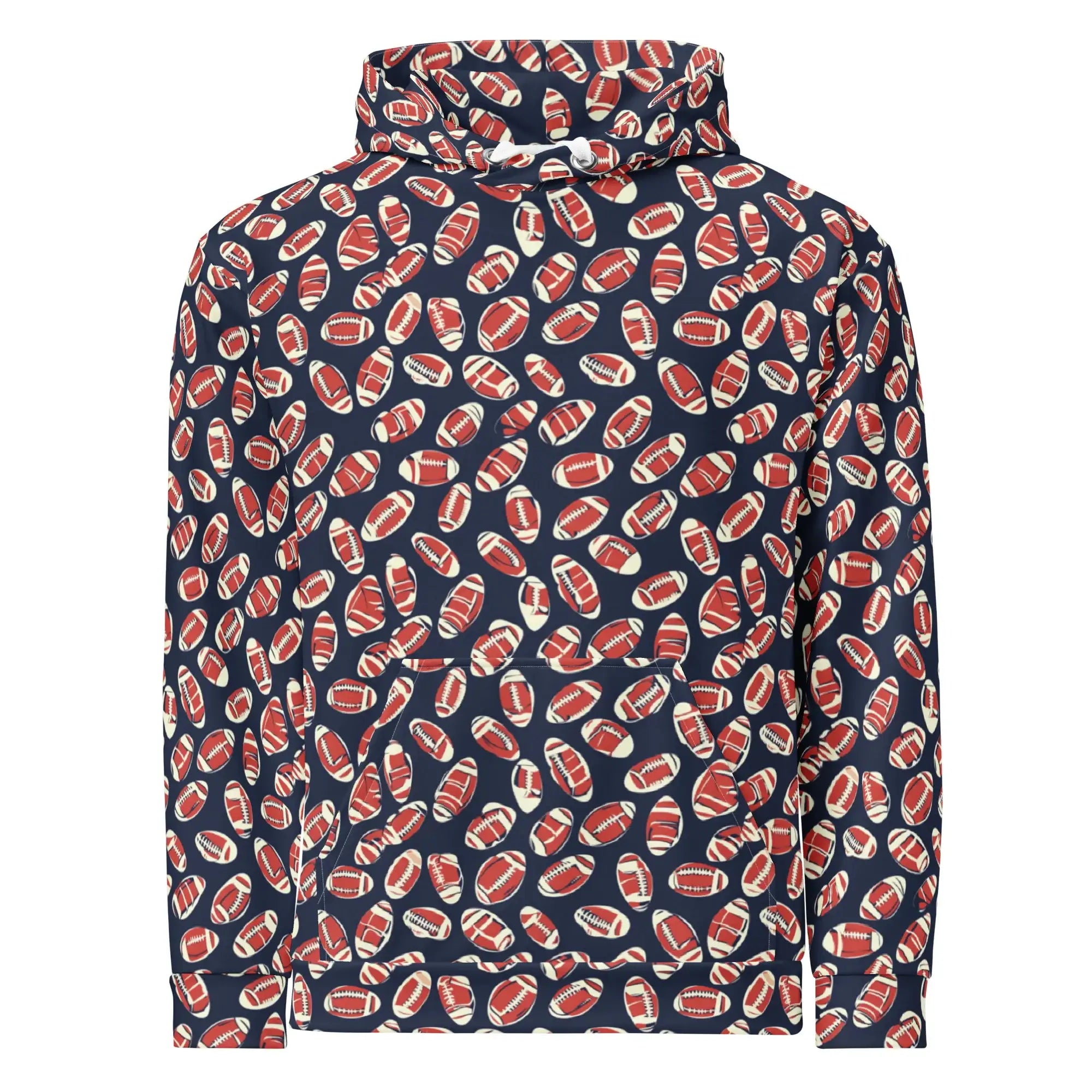 Football | Eco-Friendly | Premium Pattern Hoodie | TeeandTurtle | Sustainable