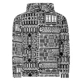 Black Aztek | Eco-Friendly | Premium Pattern Hoodie | TeeandTurtle | Sustainable