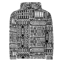 Black Aztek | Eco-Friendly | Premium Pattern Hoodie | TeeandTurtle | Sustainable