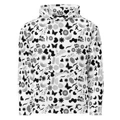 Black Garden | Eco-Friendly | Premium Pattern Hoodie | TeeandTurtle | Sustainable