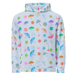 Flying Umbrella | Eco-Friendly | Premium Pattern Hoodie | TeeandTurtle | Sustainable