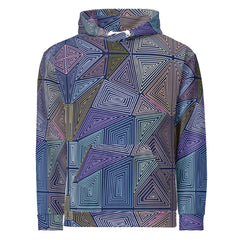 Dizzy Block | Eco-Friendly | Premium Pattern Hoodie | TeeandTurtle | Sustainable