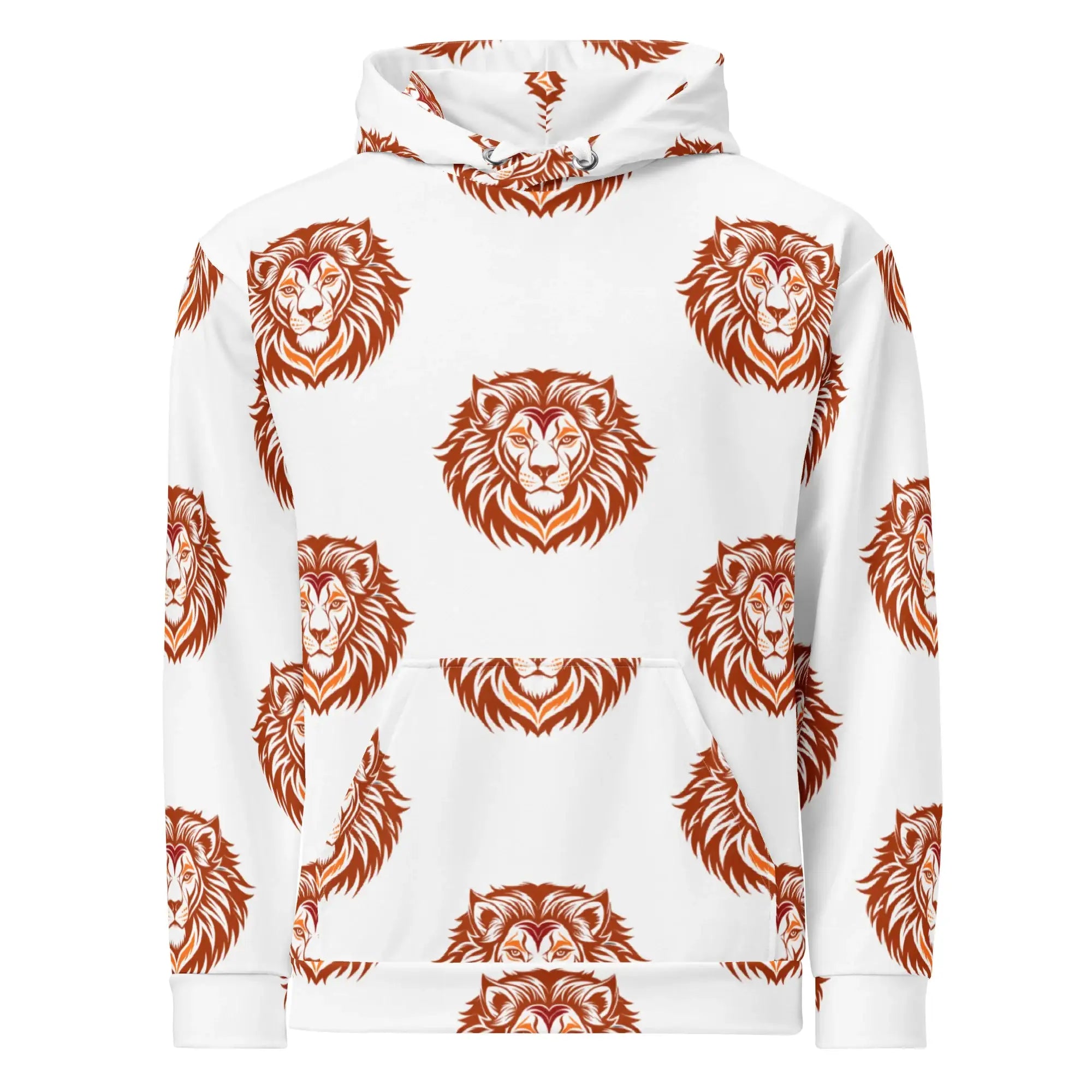 Lion | Eco-Friendly | Premium Pattern Hoodie | TeeandTurtle | Sustainable