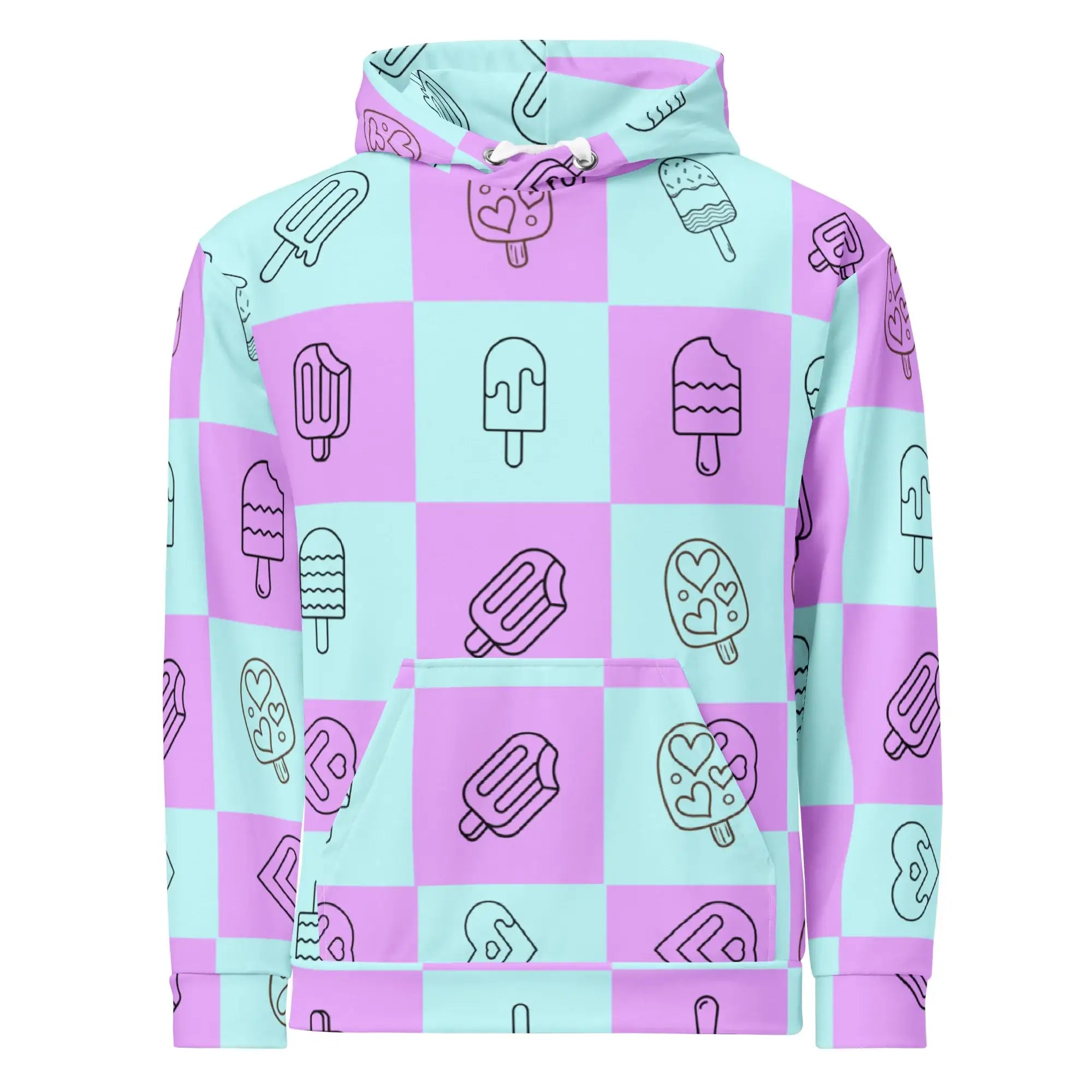 Popsicle | Eco-Friendly | Premium Pattern Hoodie | TeeandTurtle | Sustainable