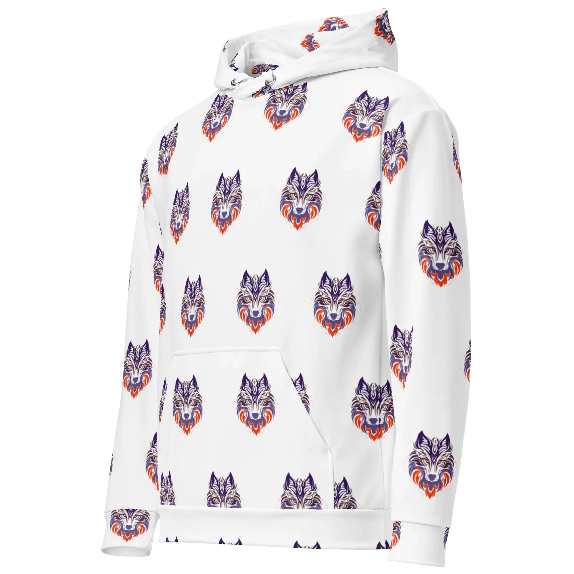 Flare Wolf | Eco-Friendly | Premium Pattern Hoodie | TeeandTurtle | Sustainable