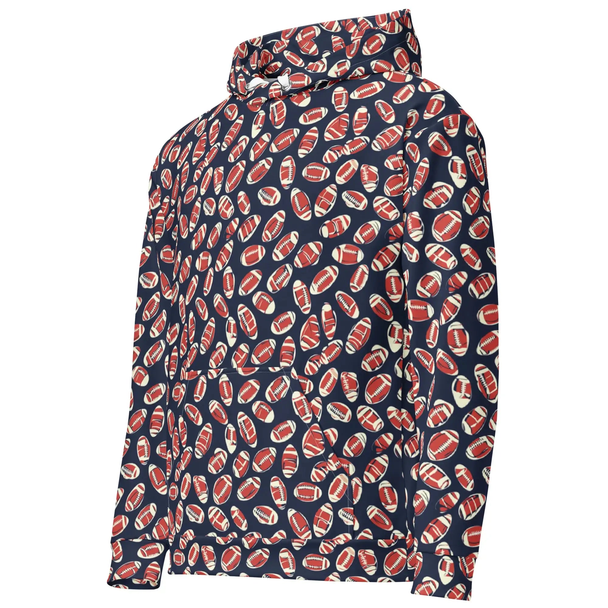 Football | Eco-Friendly | Premium Pattern Hoodie | TeeandTurtle | Sustainable