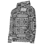 Black Aztek | Eco-Friendly | Premium Pattern Hoodie | TeeandTurtle | Sustainable