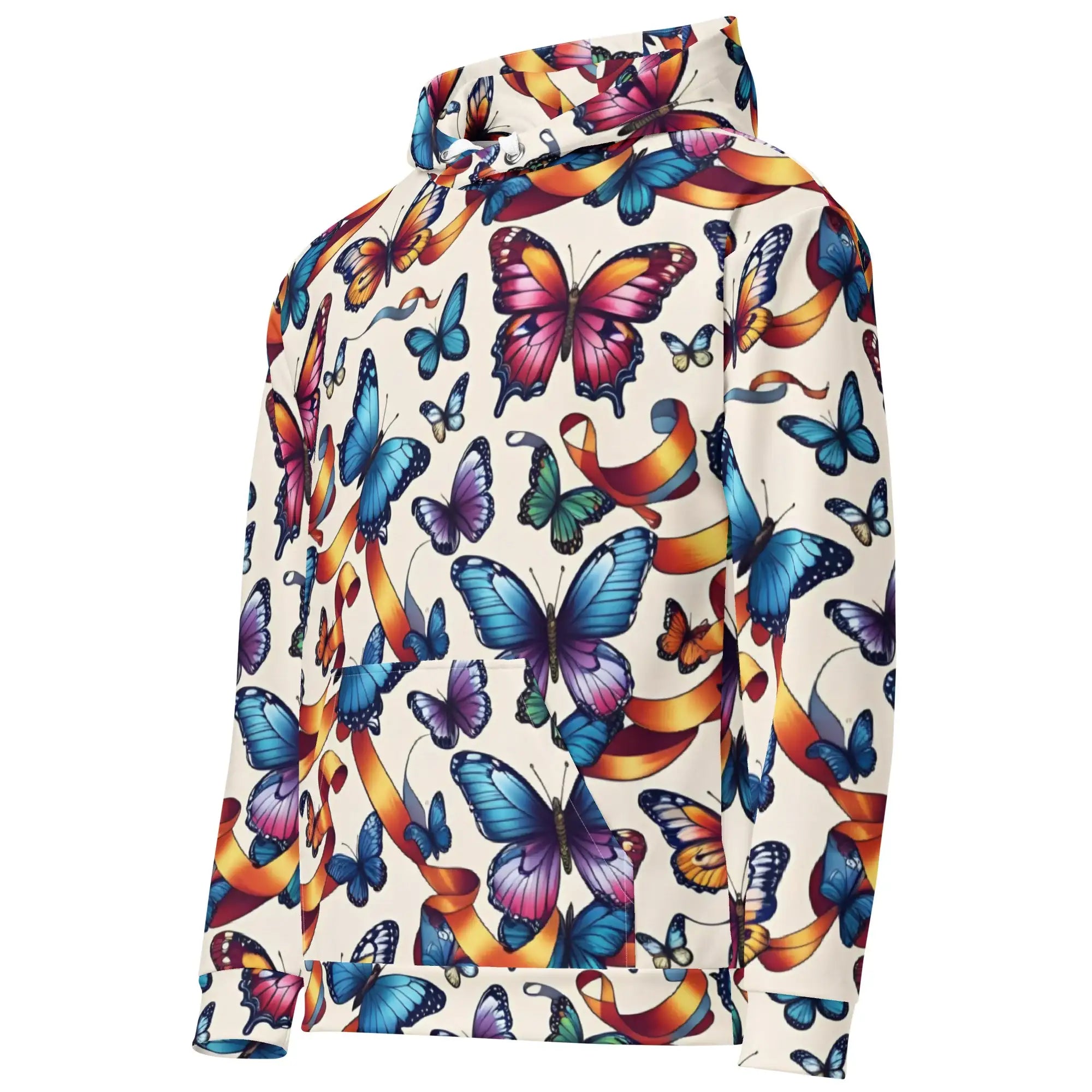 Butterfly Party | Eco-Friendly | Premium Pattern Hoodie | TeeandTurtle | Sustainable