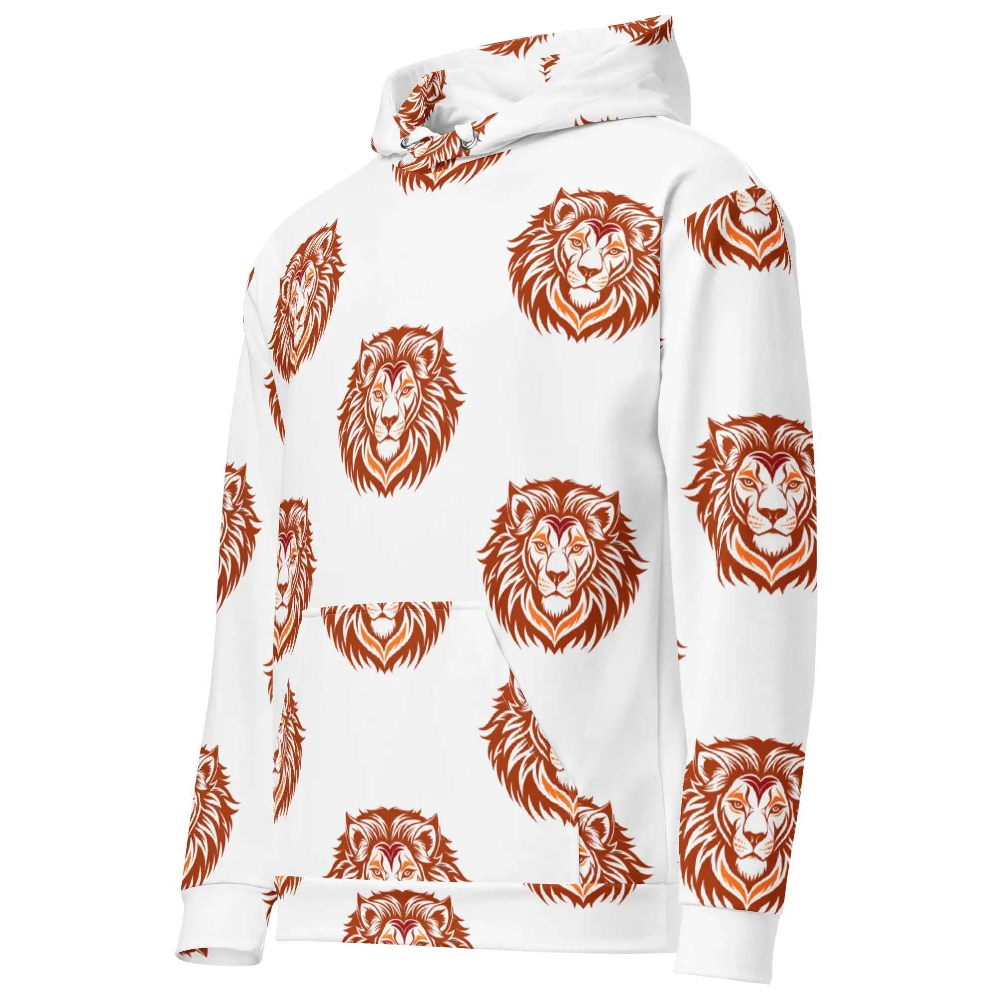 Lion | Eco-Friendly | Premium Pattern Hoodie | TeeandTurtle | Sustainable