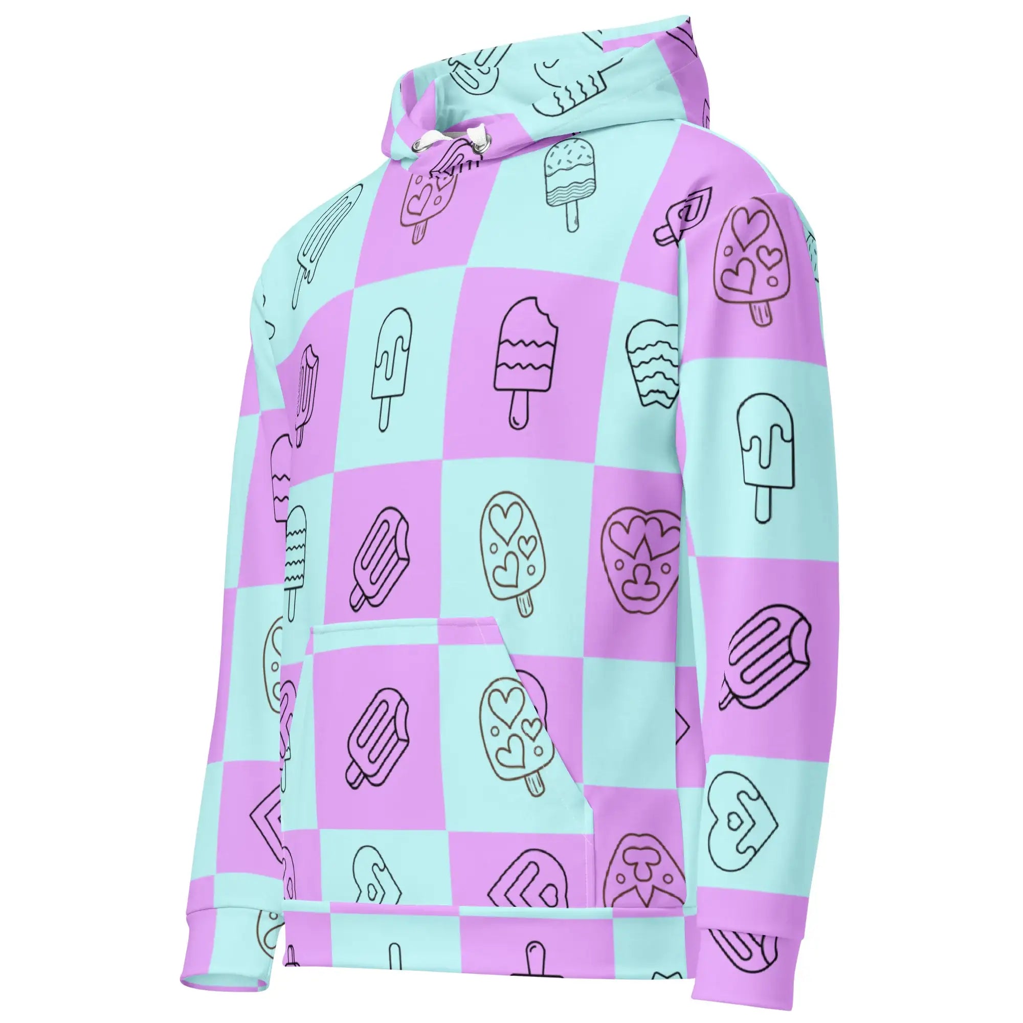 Popsicle | Eco-Friendly | Premium Pattern Hoodie | TeeandTurtle | Sustainable