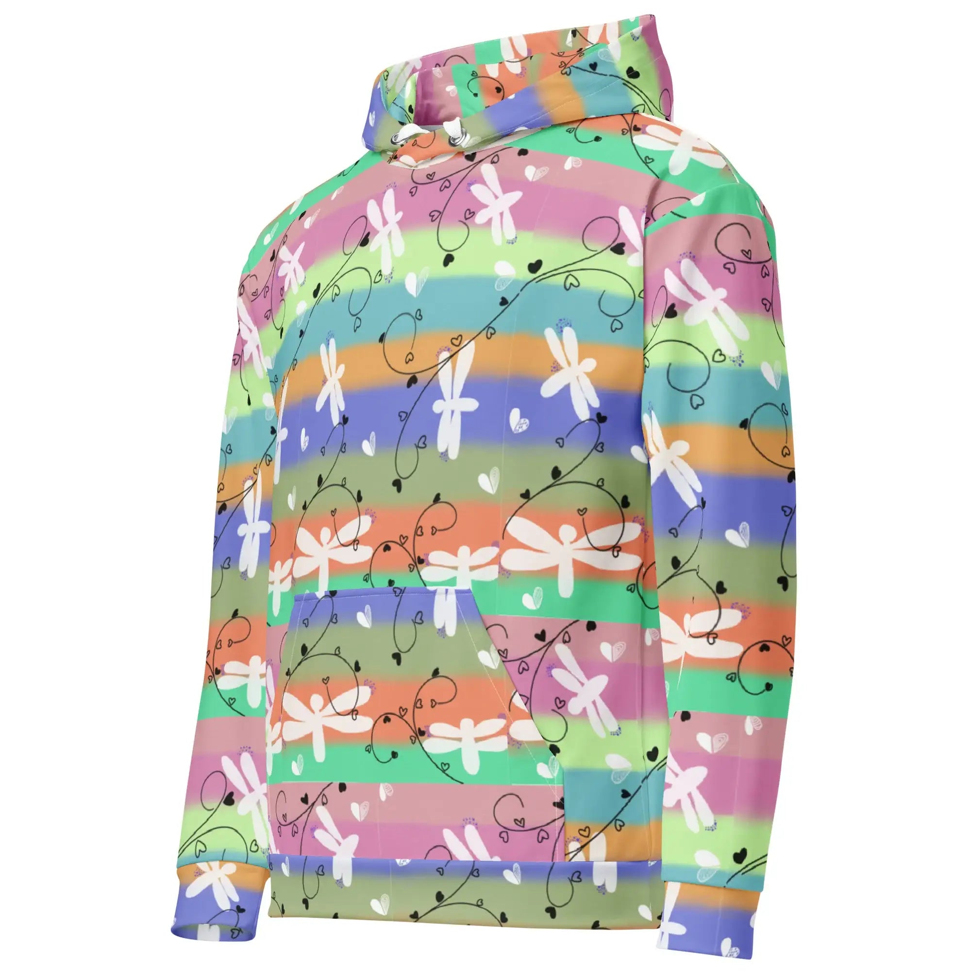Night Flies | Eco-Friendly | Premium Pattern Hoodie | TeeandTurtle | Sustainable