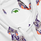 Flare Wolf | Eco-Friendly | Premium Pattern Hoodie | TeeandTurtle | Sustainable