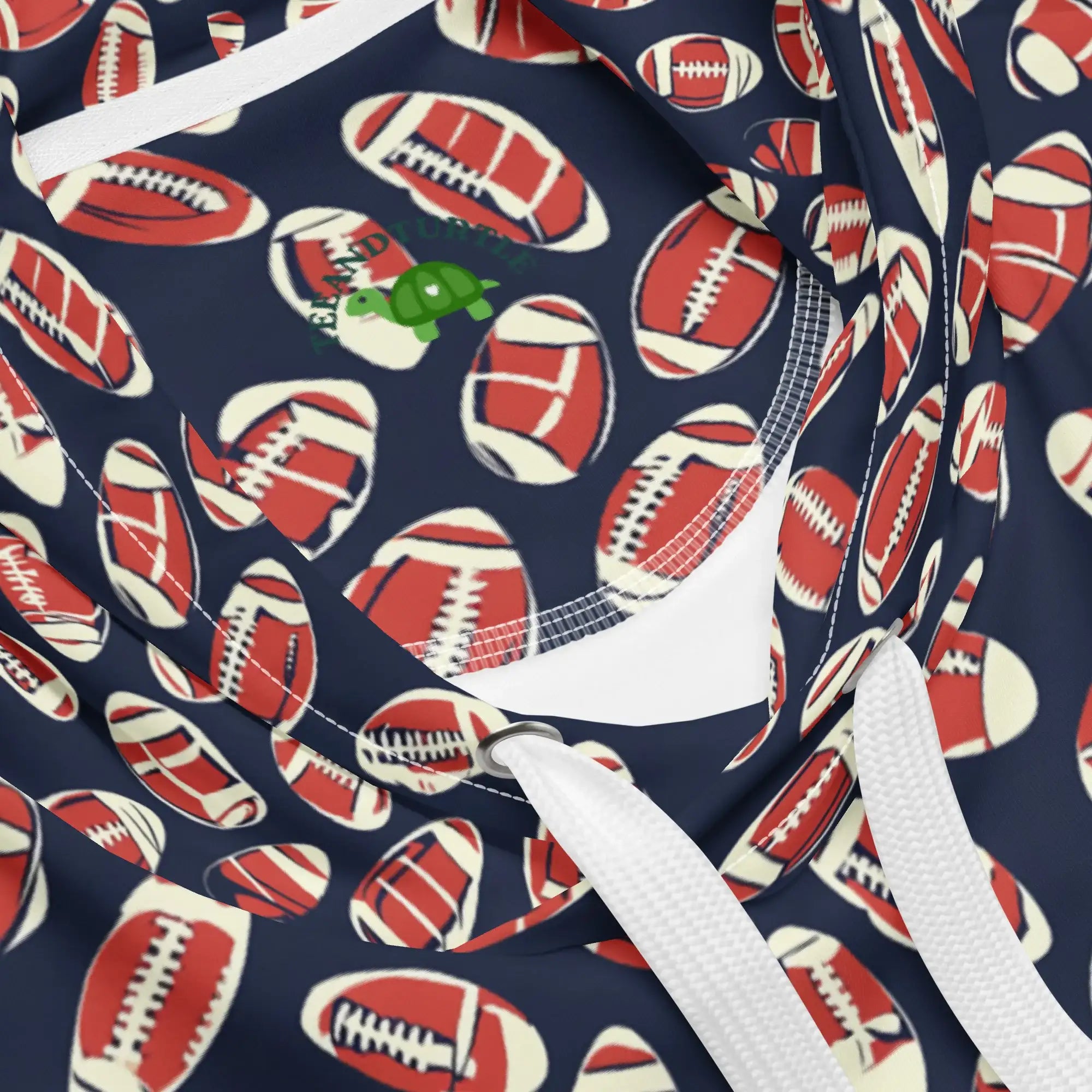 Football | Eco-Friendly | Premium Pattern Hoodie | TeeandTurtle | Sustainable