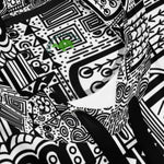 Black Aztek | Eco-Friendly | Premium Pattern Hoodie | TeeandTurtle | Sustainable