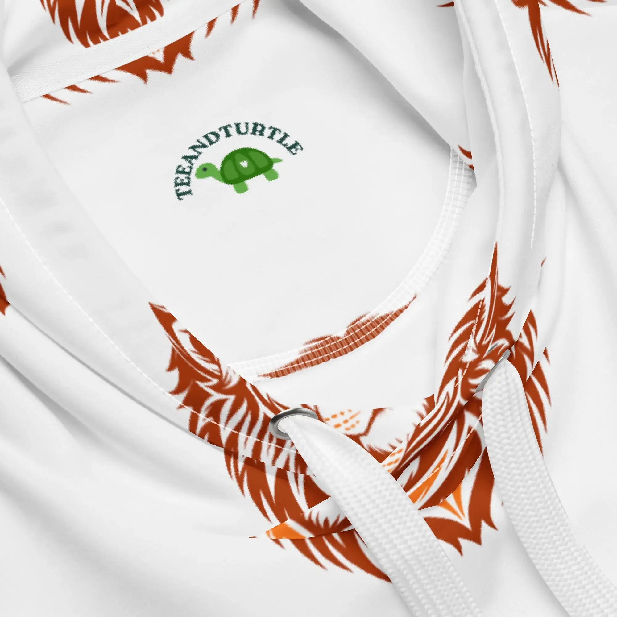 Lion | Eco-Friendly | Premium Pattern Hoodie | TeeandTurtle | Sustainable