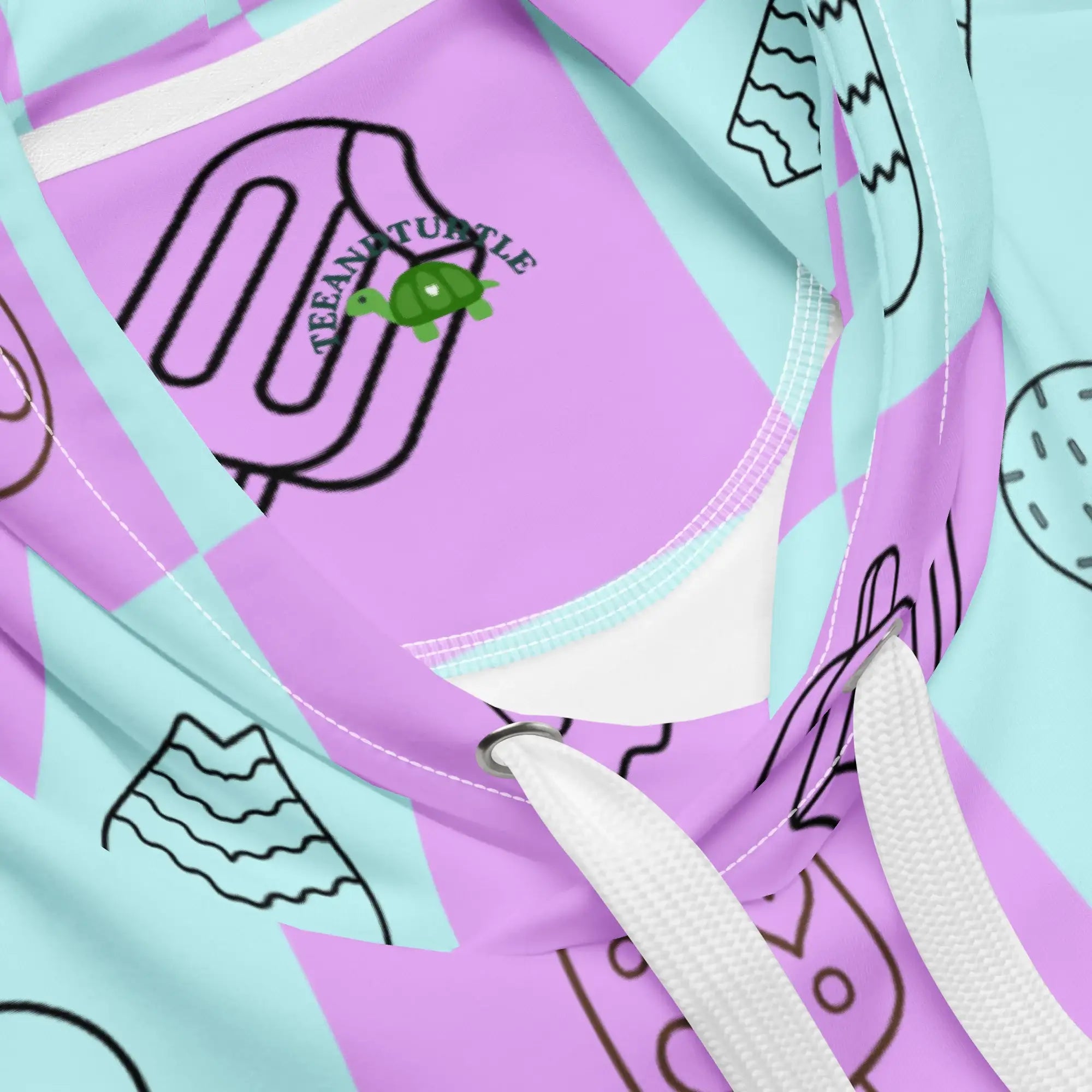 Popsicle | Eco-Friendly | Premium Pattern Hoodie | TeeandTurtle | Sustainable