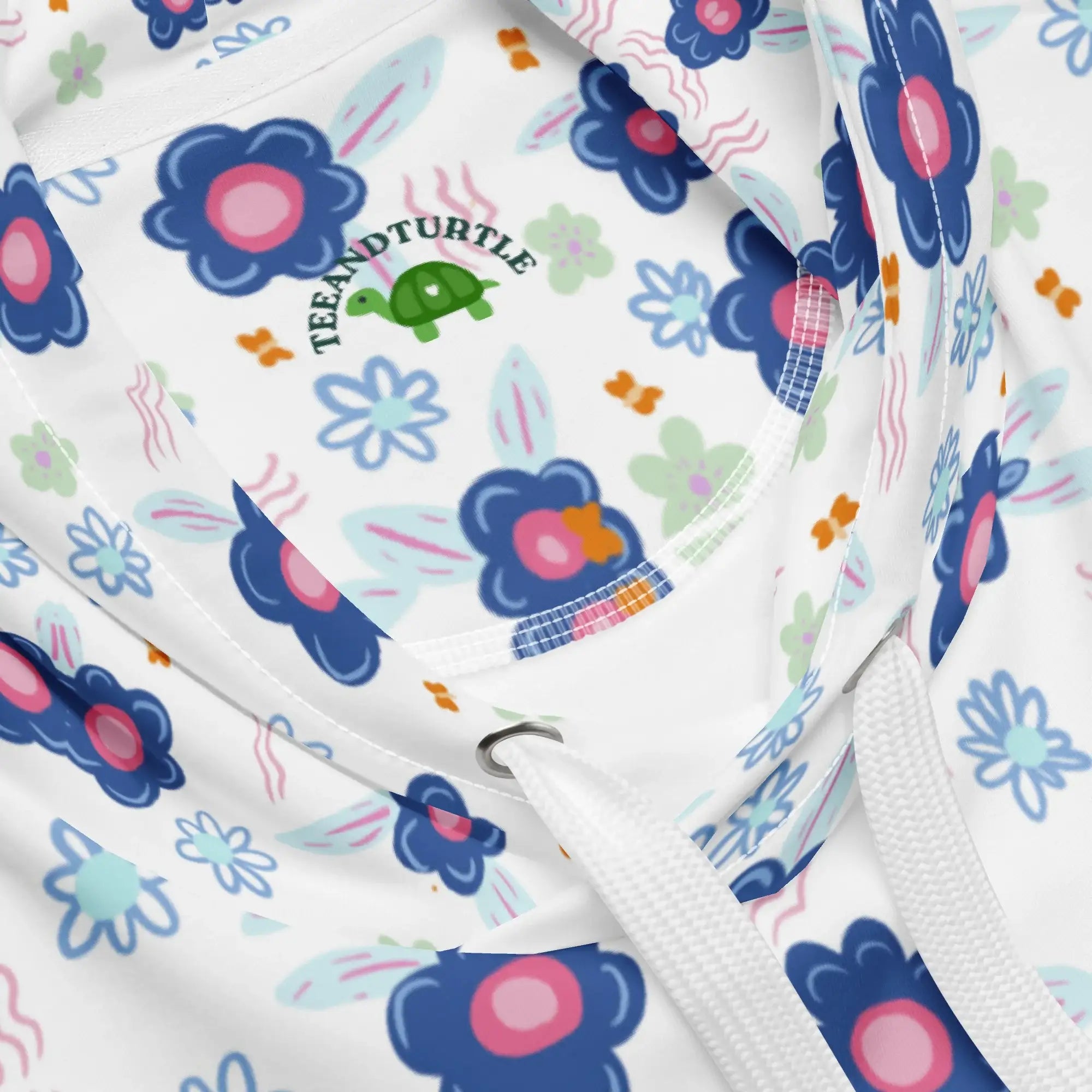 Blue Drops | Eco-Friendly | Premium Pattern Hoodie | TeeandTurtle | Sustainable