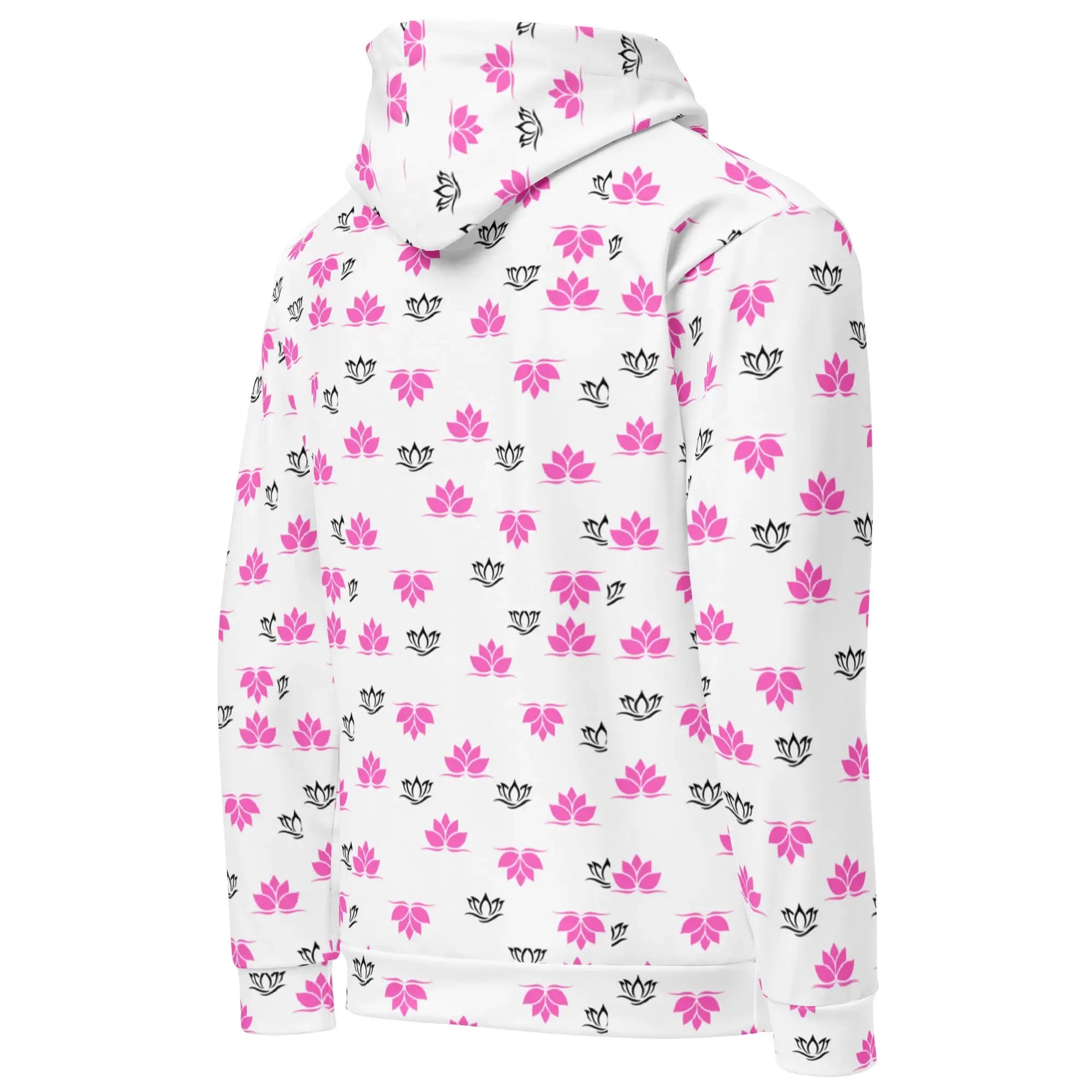 Lotus Transparent | Eco-Friendly | Premium Pattern Hoodie | TeeandTurtle | Sustainable