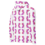Pink Feather | Eco-Friendly | Premium Pattern Hoodie | TeeandTurtle | Sustainable