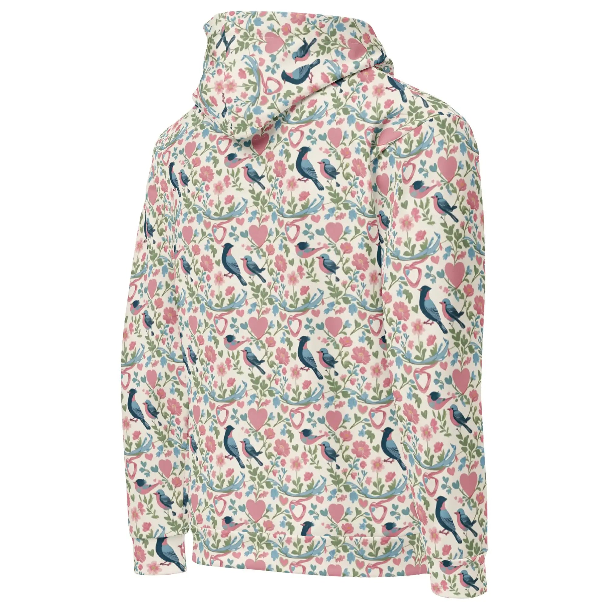 Birds Garden | Eco-Friendly | Premium Pattern Hoodie | TeeandTurtle | Sustainable