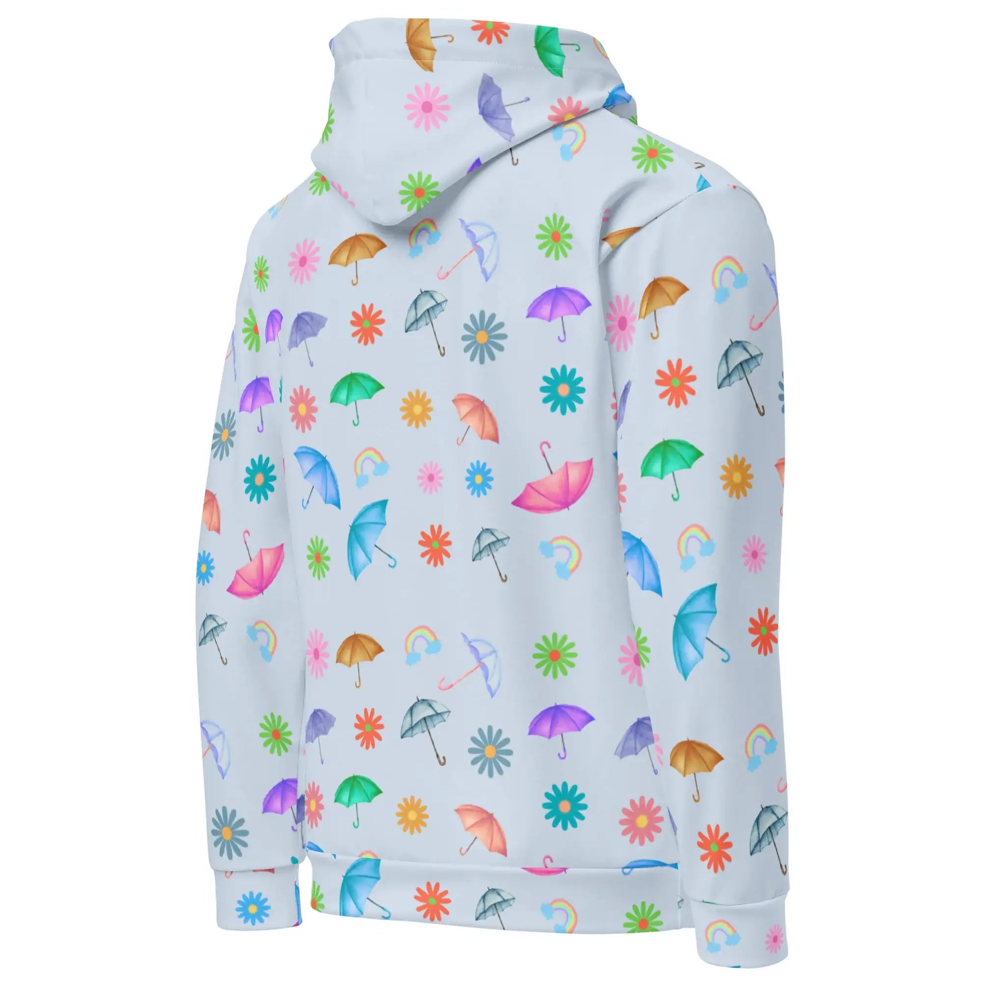 Flying Umbrella | Eco-Friendly | Premium Pattern Hoodie | TeeandTurtle | Sustainable