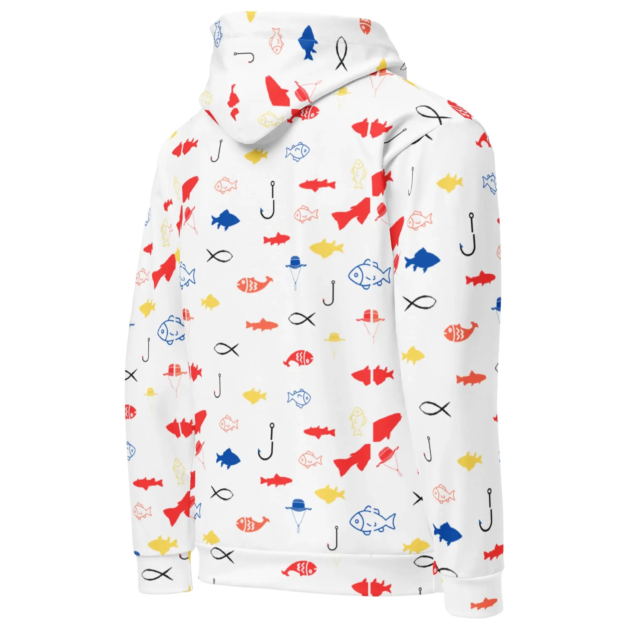 Fish Fiesta | Eco-Friendly | Premium Pattern Hoodie | TeeandTurtle | Sustainable