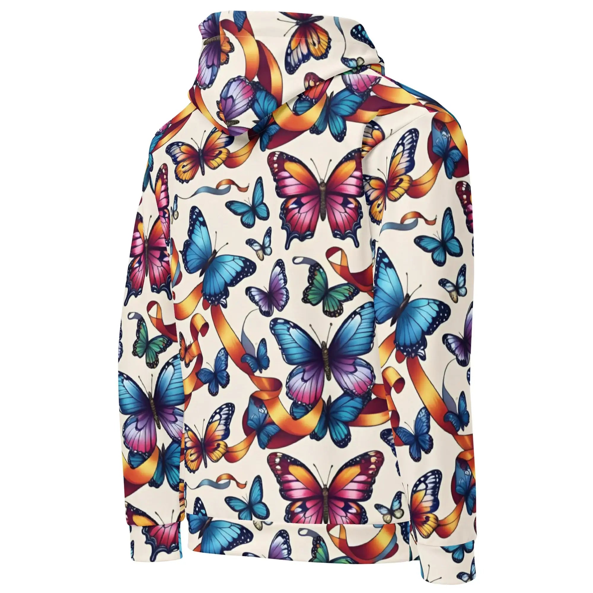 Butterfly Party | Eco-Friendly | Premium Pattern Hoodie | TeeandTurtle | Sustainable