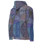 Dizzy Block | Eco-Friendly | Premium Pattern Hoodie | TeeandTurtle | Sustainable