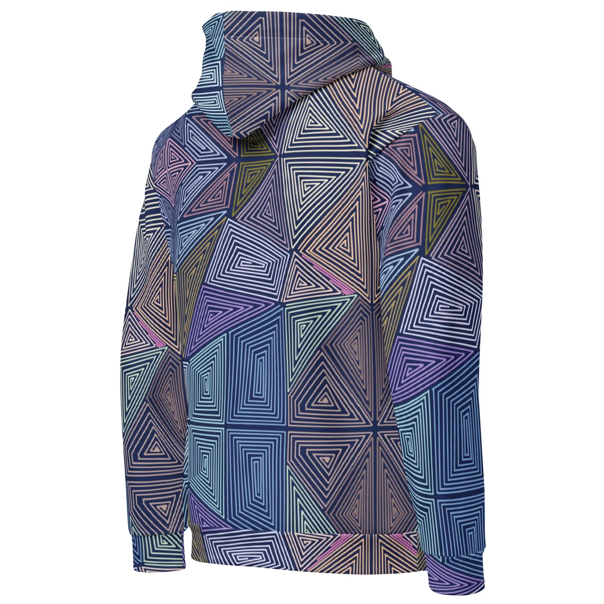 Dizzy Block | Eco-Friendly | Premium Pattern Hoodie | TeeandTurtle | Sustainable