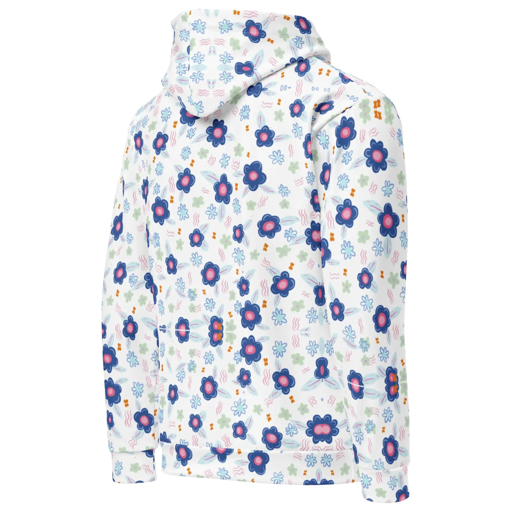 Blue Drops | Eco-Friendly | Premium Pattern Hoodie | TeeandTurtle | Sustainable