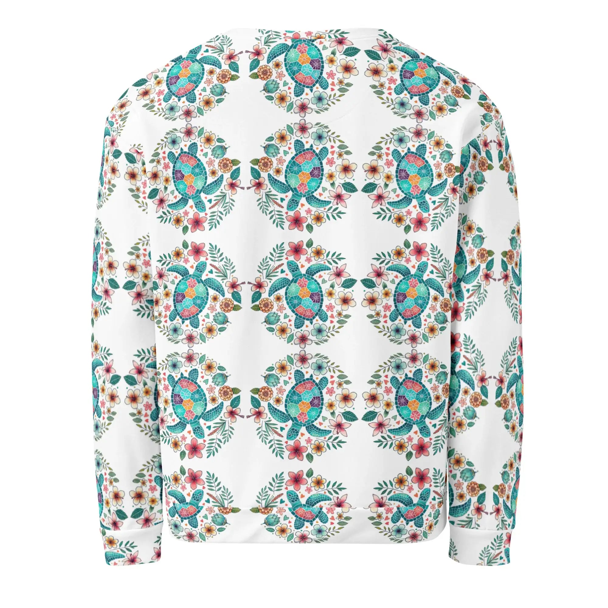 Sea Turtle | Eco-Friendly | Premium Pattern Sweatshirt | TeeandTurtle | Sustainable