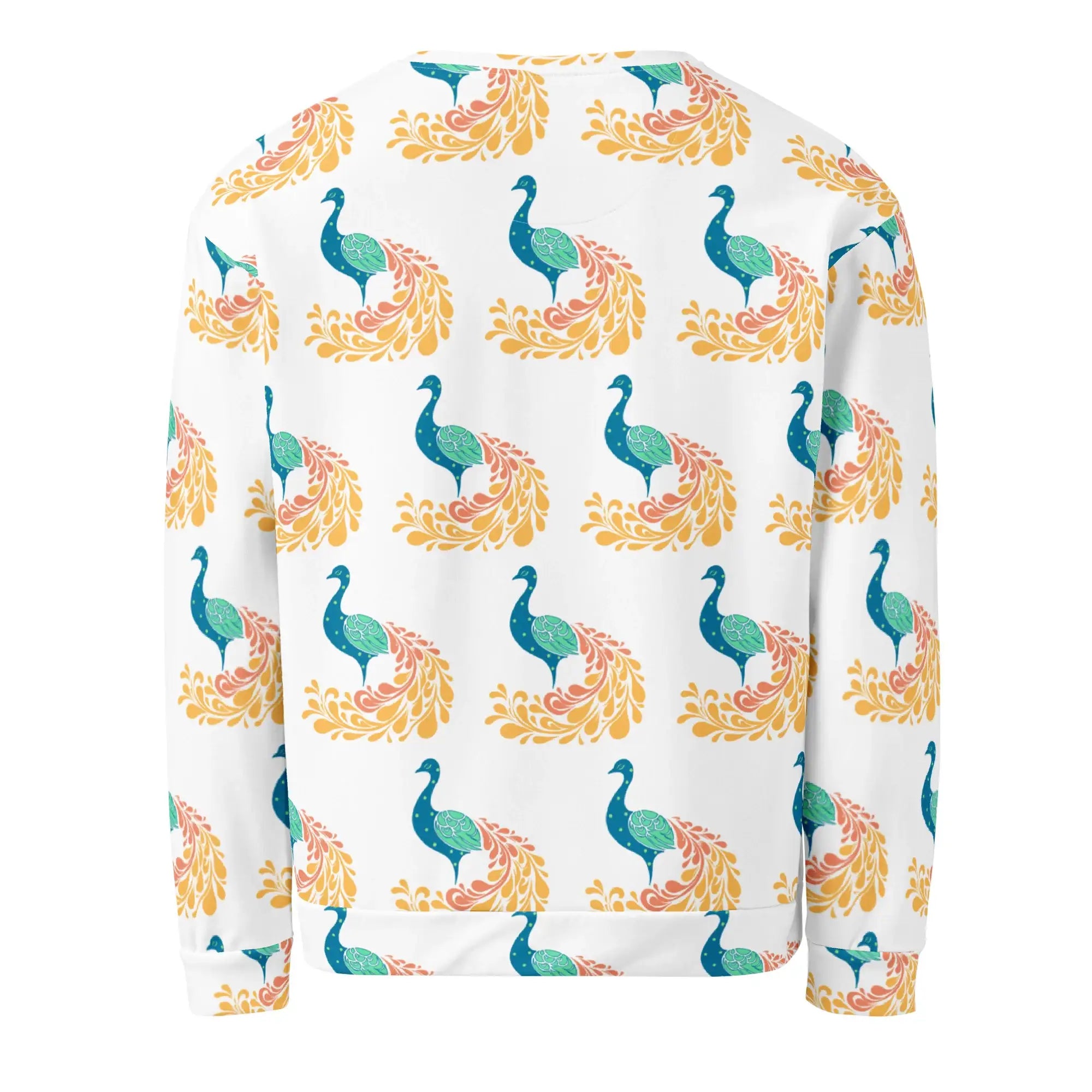 Peacock | Eco-Friendly | Premium Pattern Sweatshirt | TeeandTurtle | Sustainable